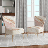 Designart 'Copper Dreams watercolor' Sleek & Chic Modern Accent Chair