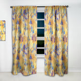 Designart 'Imprints Flowers and Herb Pattern' Modern & Contemporary Curtain Panel