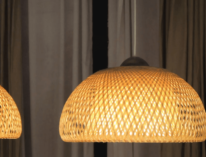 bamboo pendant lights