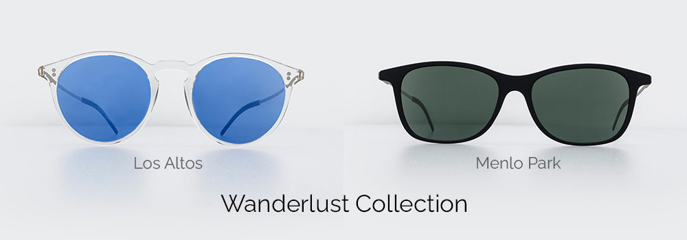 ThinOptics Wanderlust Collection Sunglasses; Los Altos and Menlo Park