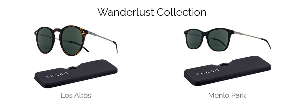 ThinOptics Sunglass Solutions. Los Altos Sunglasses + Case. Menlo Park Sunglasses + Case.