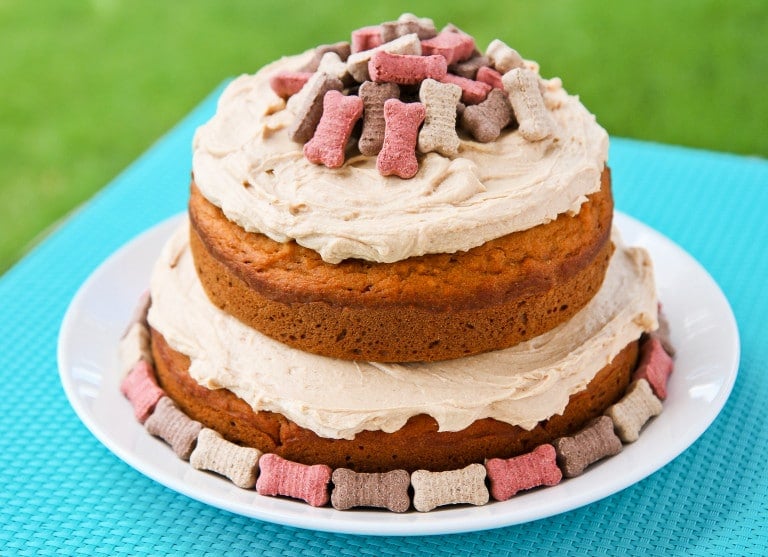 Dog Themed Birthday Cake