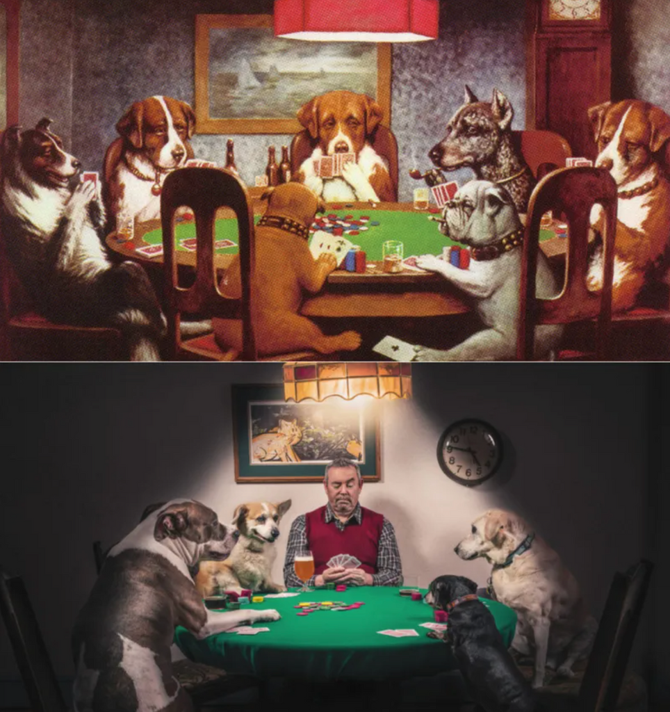 Dogs Playing Poker