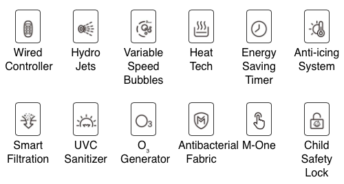 Copy of MSPA, MONO, FRAME SERIES, Round Hot Tub &amp; Spa, UVC & Ozone Sanitization, 138 Air Bubble System, WI-FI Enabled, App Controlled, 6 Persons