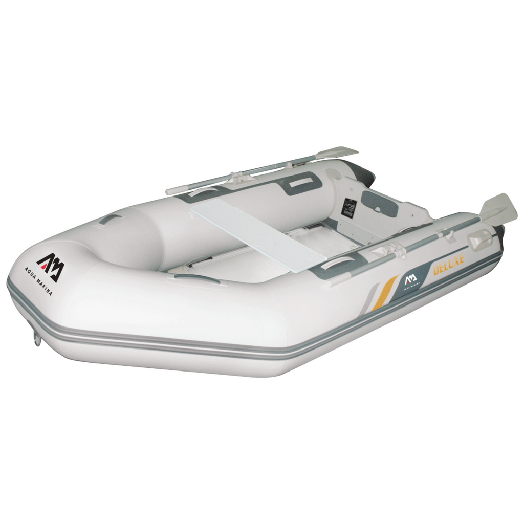 aqua-marina-inflatable-speed-boat-a-deluxe-3m-with-aluminium-deck-including-carry-bag-hand-pump-oar-set