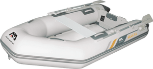 aqua-marina-inflatable-speed-boat-a-deluxe-3m-with-aluminium-deck-including-carry-bag-hand-pump-oar-set
