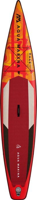 Aqua Marina Stand Up Paddle Board - RACE 12'6" - Inflatable SUP Package including Carry Bag, Fin, Pump & Safety Harness