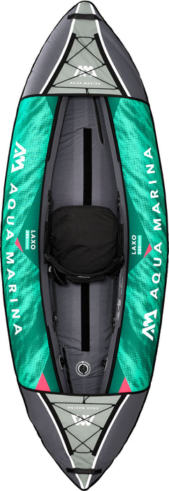 Aqua Marina, 1 Person, RECREATIONAL KAYAK - LAXO 9'4" - Inflatable KAYAK Package including Carry Bag, Paddle, Fin, Pump & Kayak Seat