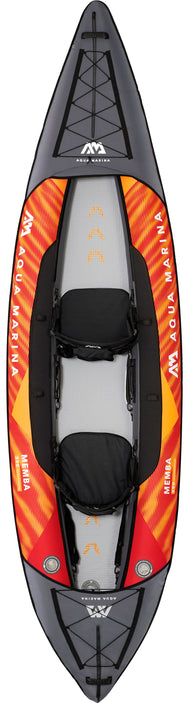 Aqua Marina TOURING KAYAK - MEMBA 10'10" - Inflatable KAYAK Package including Carry Bag, Paddle, Fin, Pump & Kayak Seat