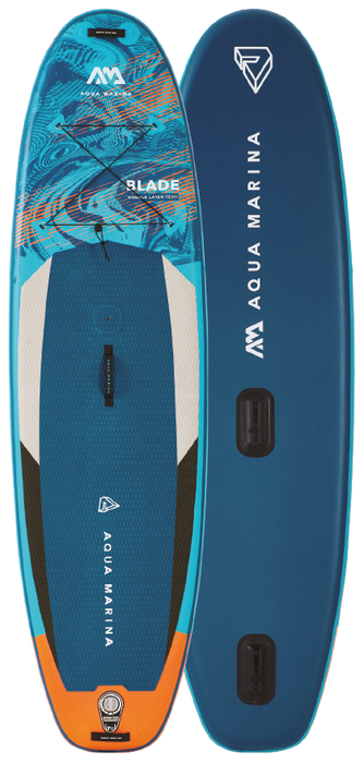 Aqua Marina Stand Up Paddle Board  - BLADE 10'6" - Inflatable SUP Package including Carry Bag, Fin, Pump & Safety Harness