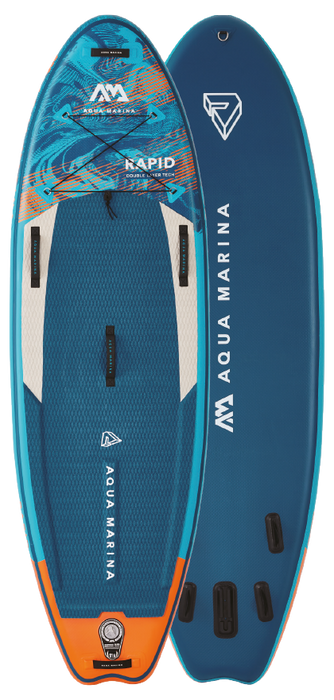 Aqua Marina RAPID 9'6" Inflatable Paddle Board River SUP