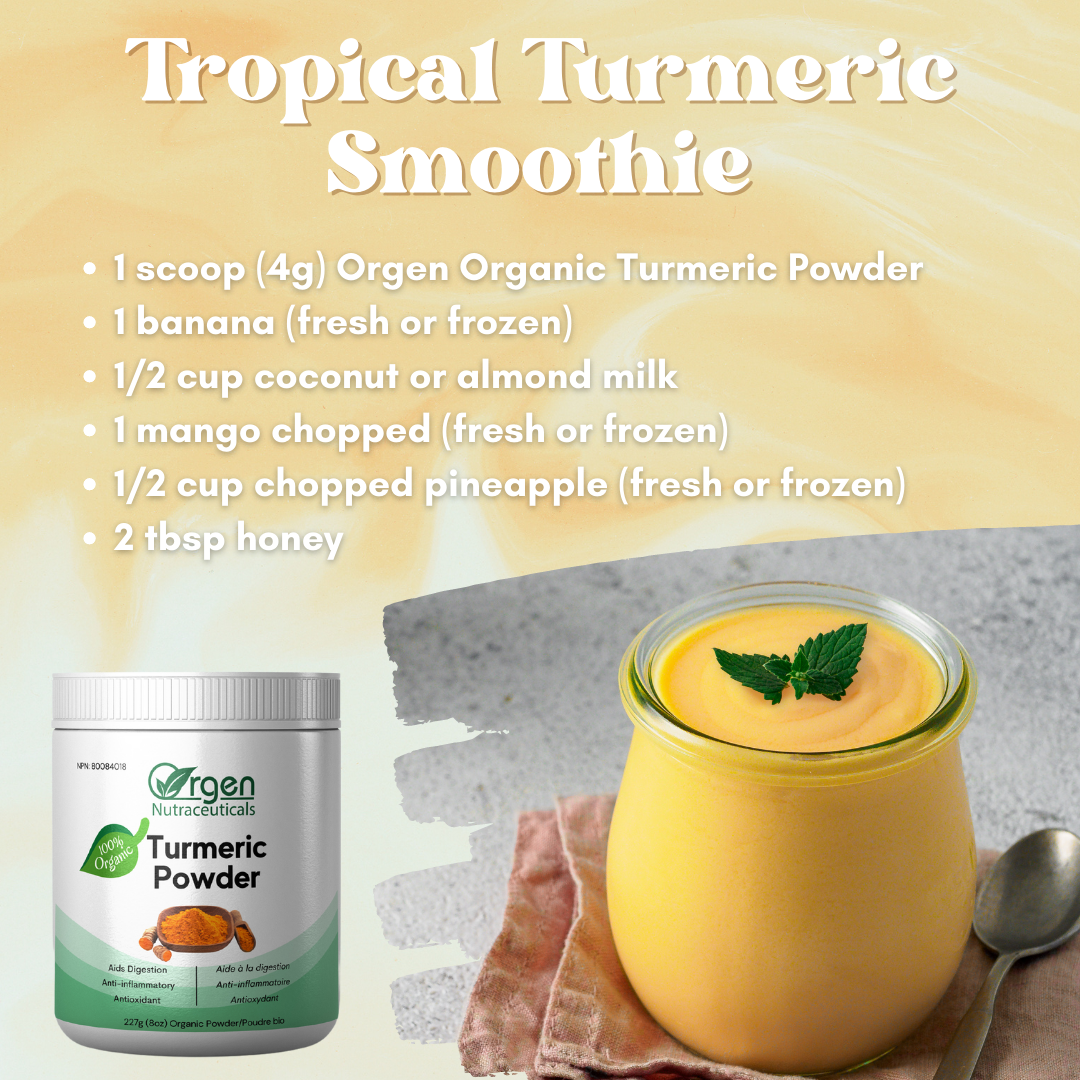 turmeric smoothie recipe tropical smoothie