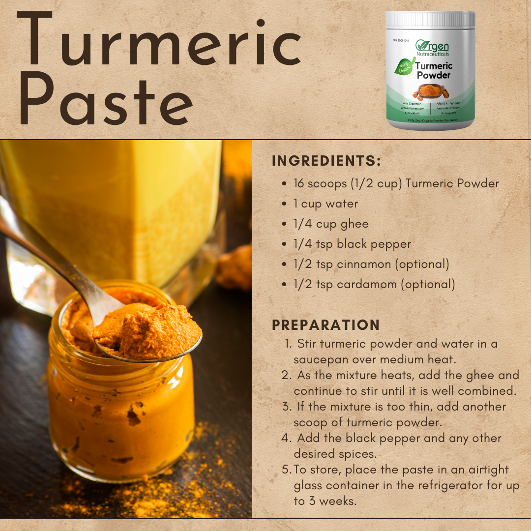 turmeric paste recipe turmeric powder organic