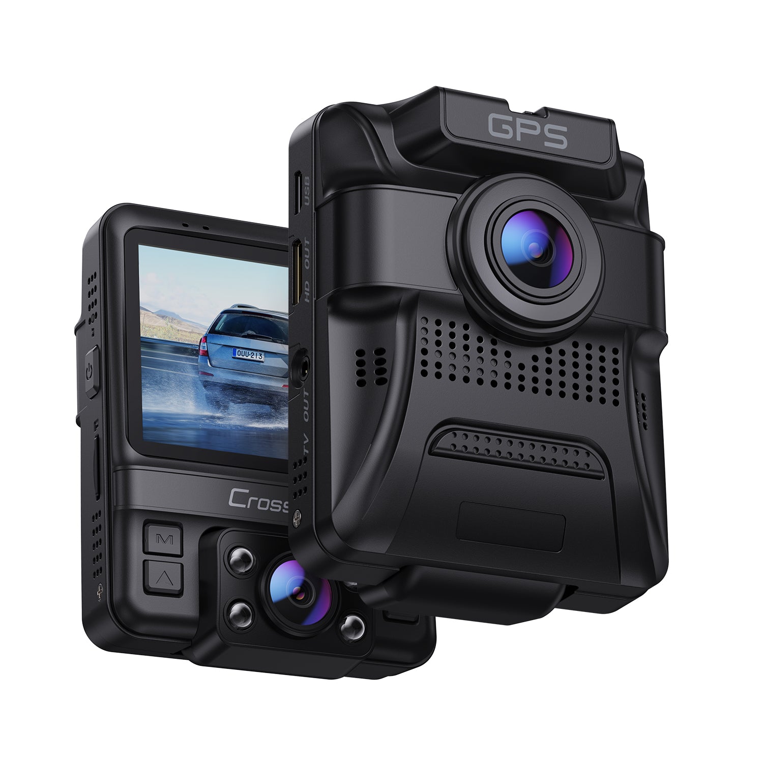 Crosstour Dash Cam Car Recorder CR250 Camera 1080p High Resolution New open  box