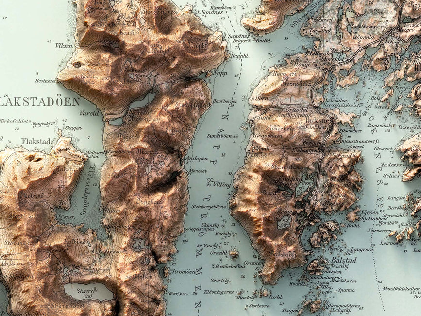 lofoten islands map