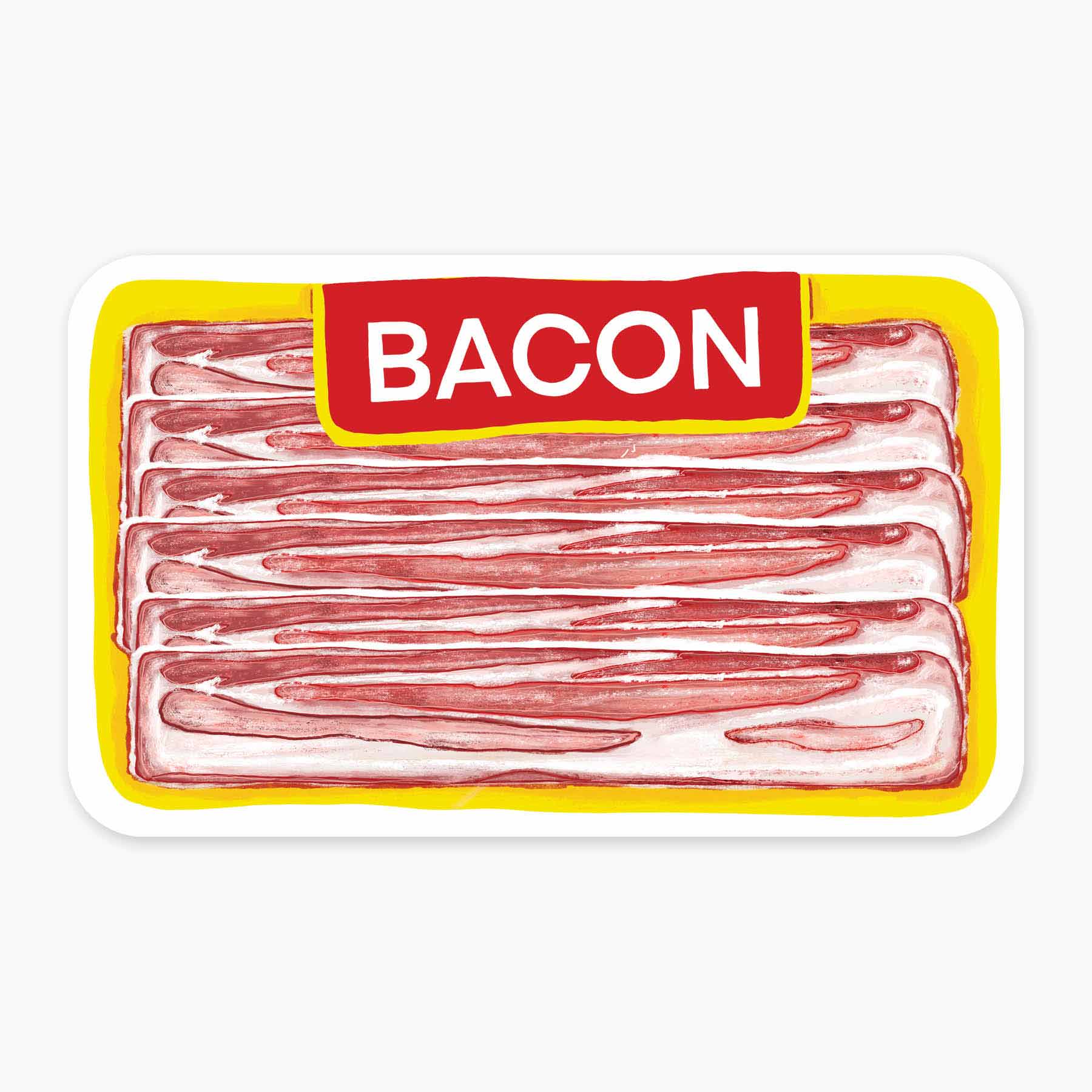 BACON 3" STICKER