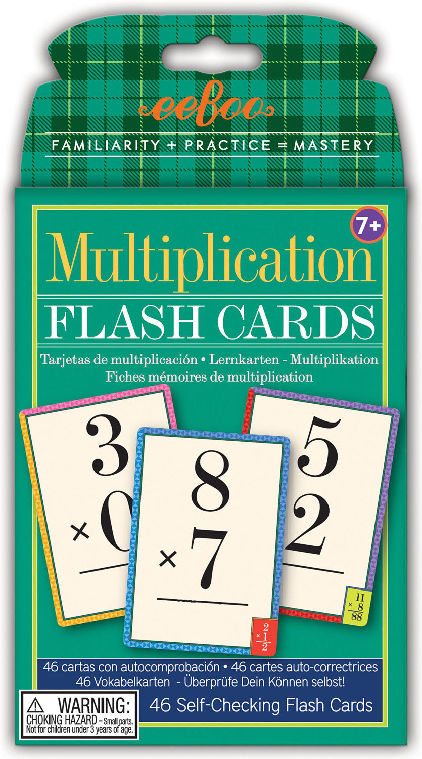 EEBOO MULTIPLICATION FLASHCARDS