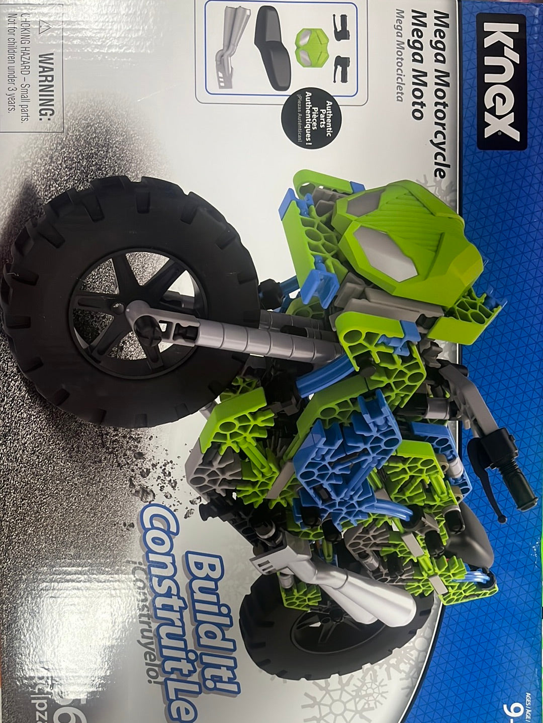 K'NEX BUILDING SETS - 456PC MEGA MOTORCYCLE BUILDING & CONSTRUCTION