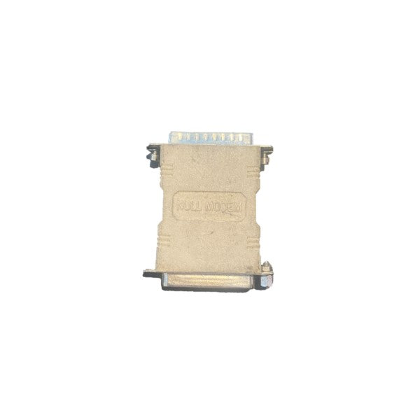 DB25 Male to Female Serial RS232 Null Modem Adapter