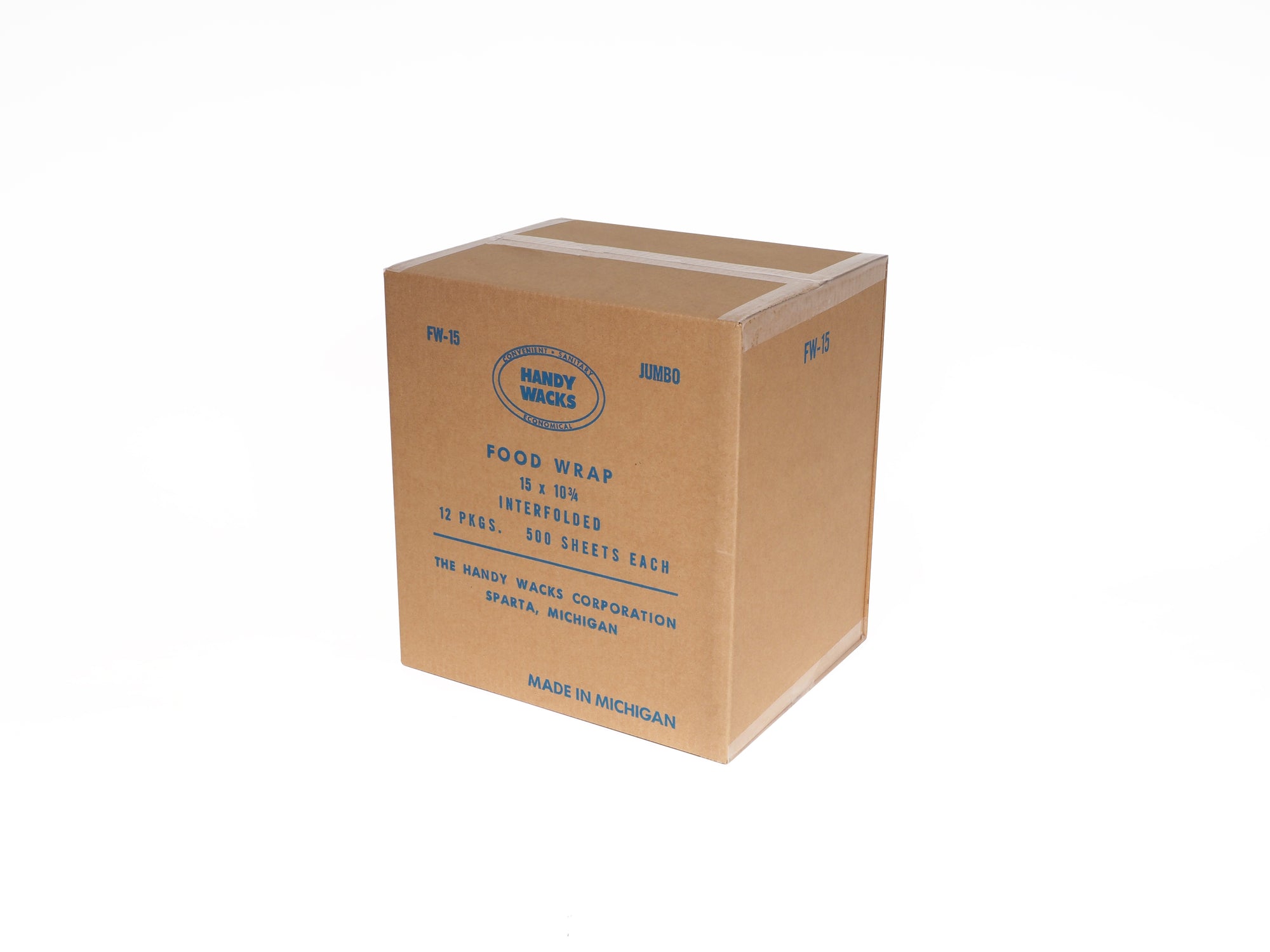 Handy Wacks Interfolded Dry Wax Delicatessen Paper Case