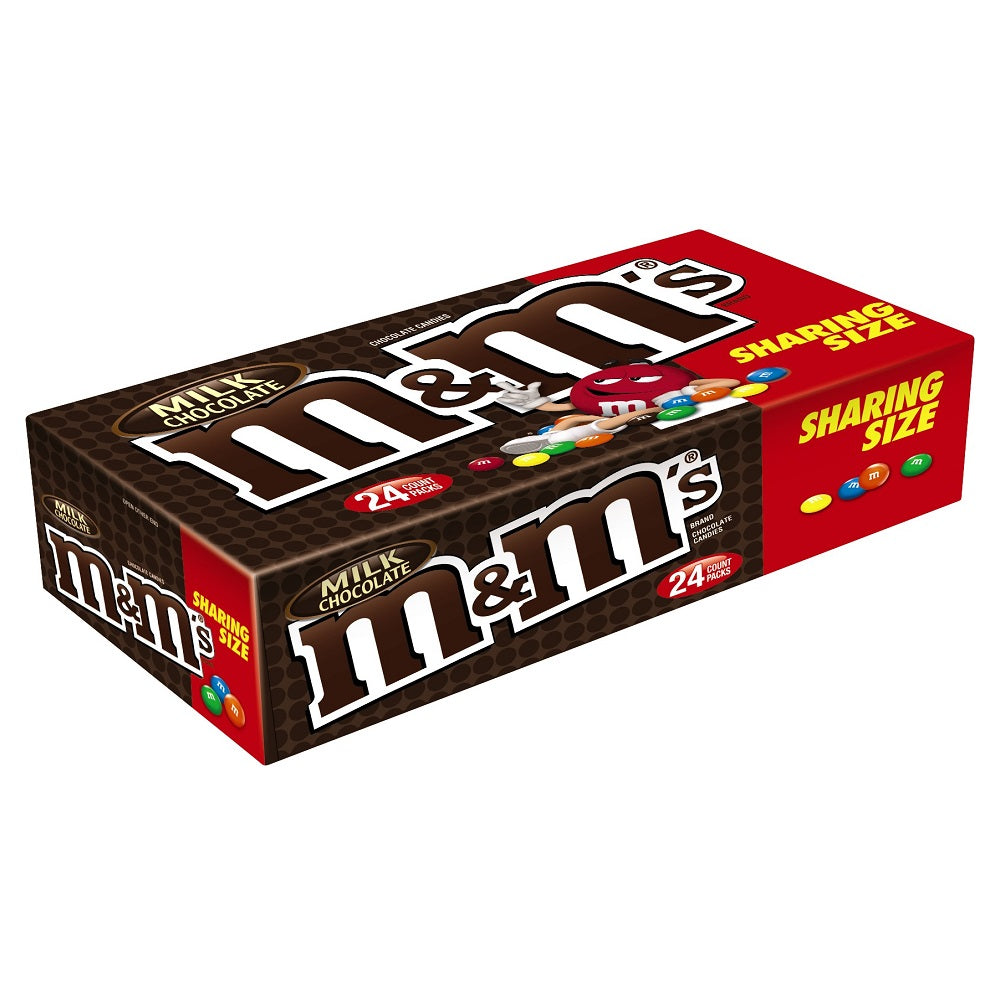 M and Ms Mini Milk Chocolate Candy, 1.77 Ounce -- 144 per case.