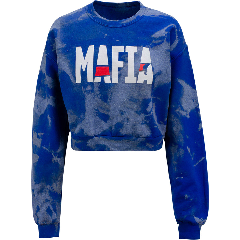 Buffalo Bills Mafia Revamped Tie-Dye Pullover Sweatshirt