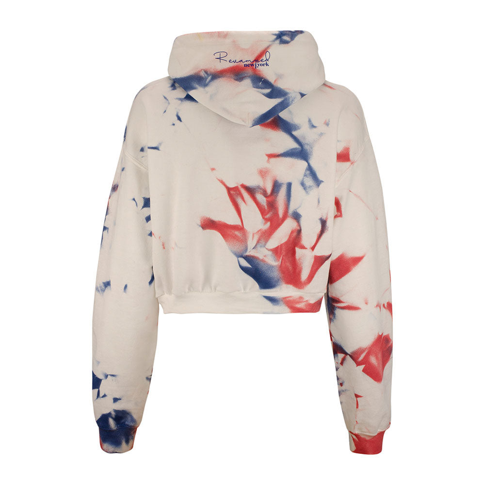 Buffalo Bills Mafia Revamped Tie-Dye Pullover Sweatshirt