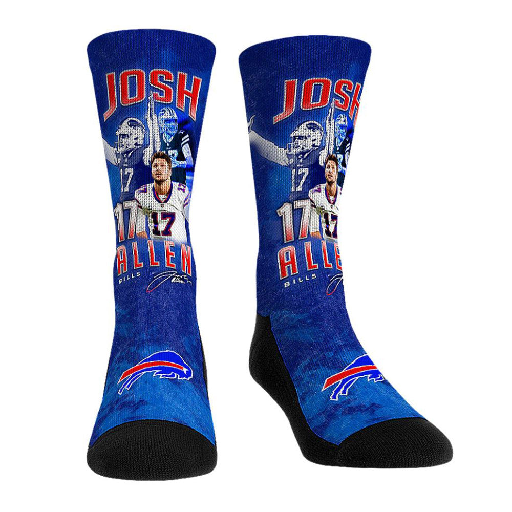 Rock 'Em Bills Josh Allen Signature #17 Socks | The Bills Store