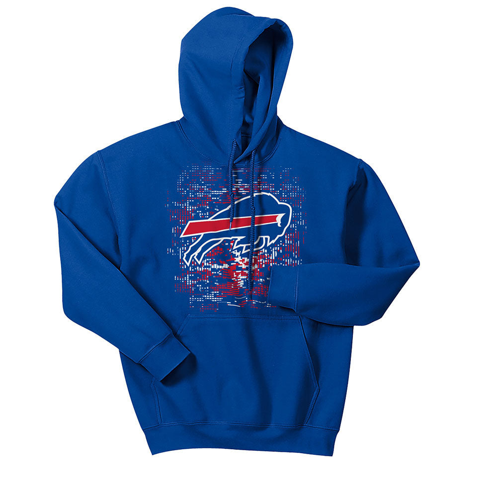 Bills Zubaz Dig Bills Pullover Hood 