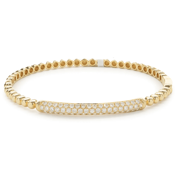 delicate diamond bangle bracelet