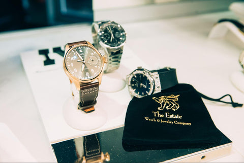 rolex watches on display
