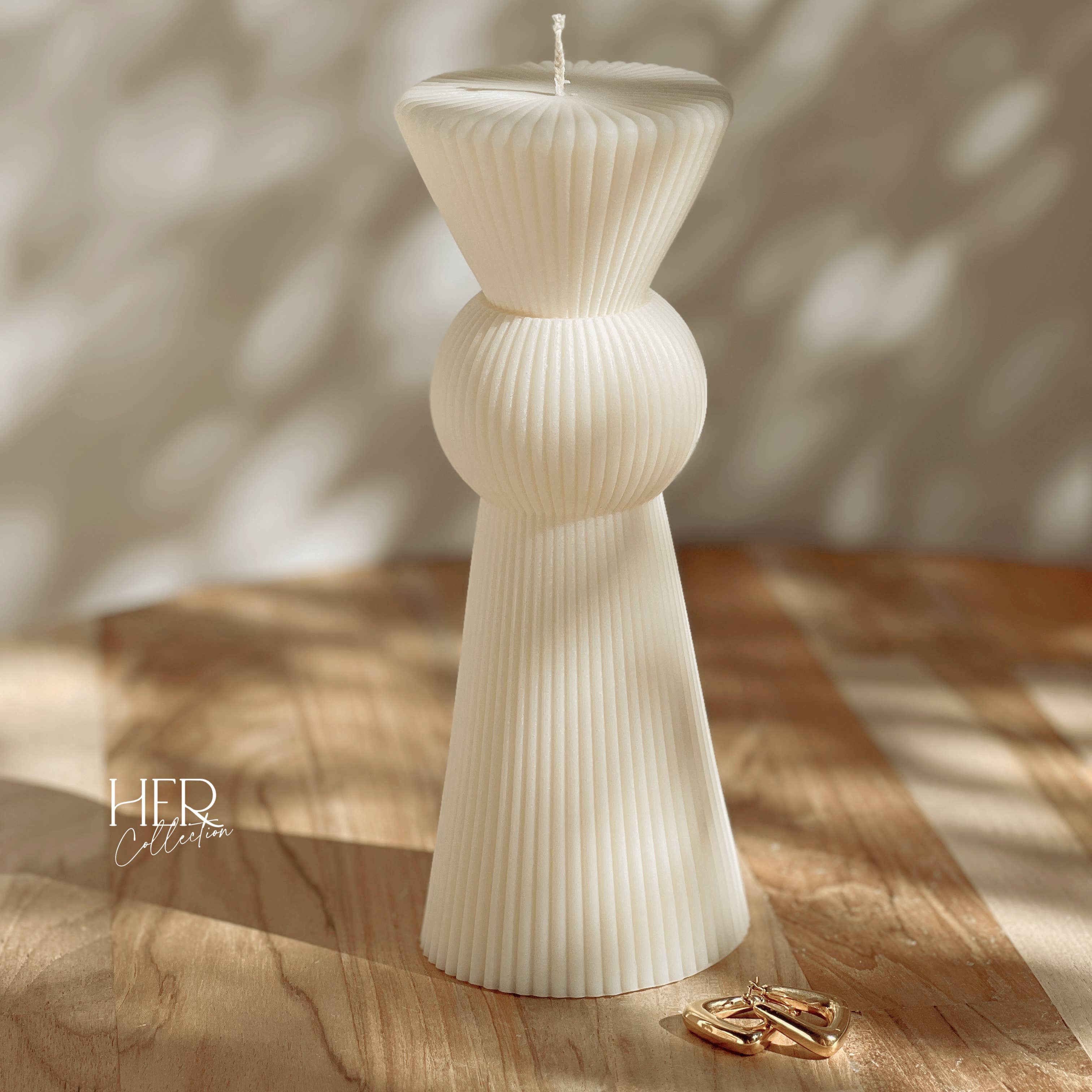 Her Collection - Vase Pillar candle, event, wedding , decor , soy wax –  Floral Fêtes