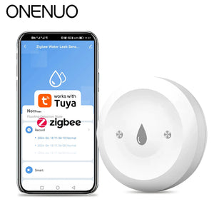 ONENUO Smart Water Leak Detector – ZigBee & WiFi Flood Alarm, Smart Life Compatible - Effect180