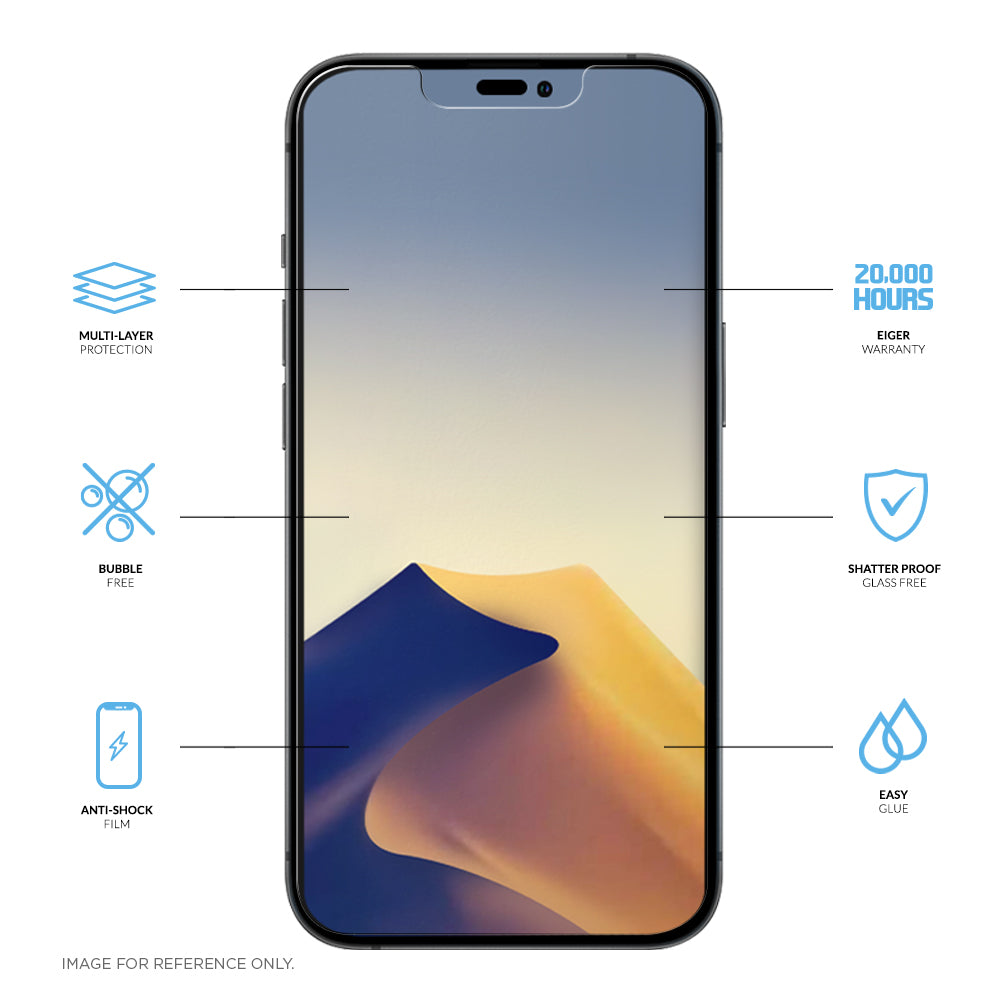 Eiger - iPhone 15/iPhone 15 PRO Protection écran MOUNTAIN GLASS