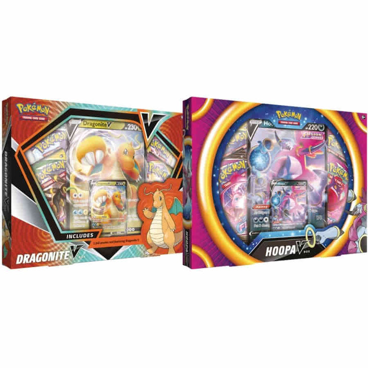 Pokemon Tcg Dragonite V Or Hoopa V Box Zulus Games