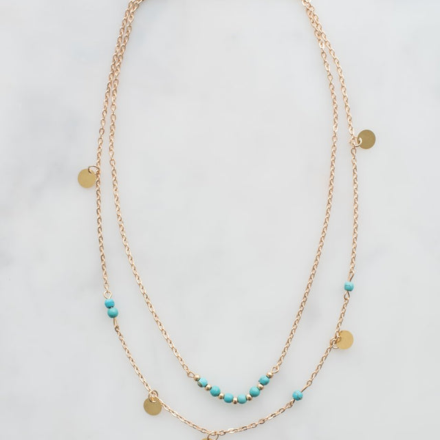 Product Image of Pretty Gold Necklace #1