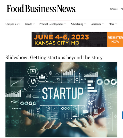 Screenshot of Food Business News