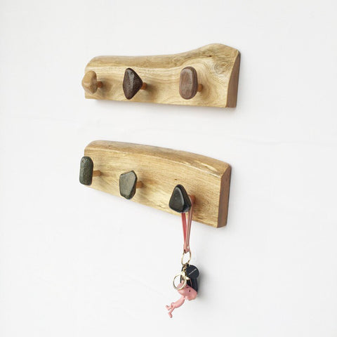 porte manteau en bois flotte