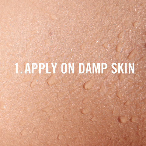 Apply serums on damp skin after cleaning to help penetrate into your skin better