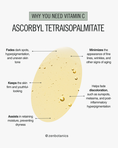 Why you need Vitamin C Ascorbyl Tetraisopalmitate