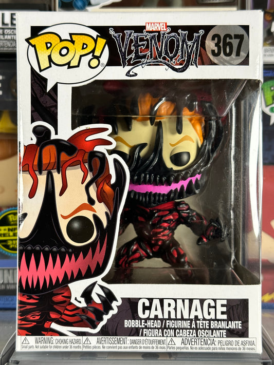 CARNAGE FIGURINE VENOM MARVEL FUNKO POP 367 - Kingdom Figurine