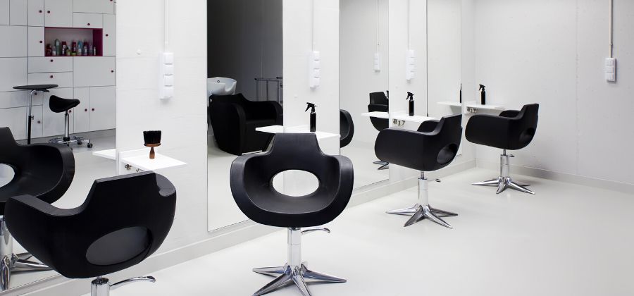 salon de beauté noir