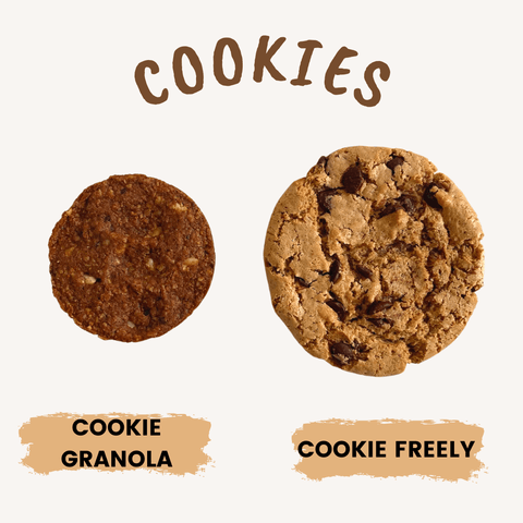 La différence entre un cookie granola et un cookie Américain 