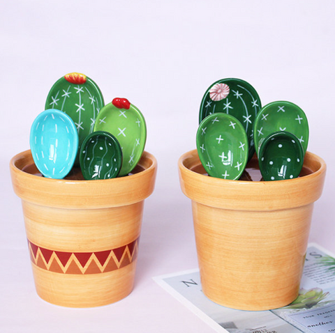 Cactus & Flower pot measuring spoon set – BlazingGadgets