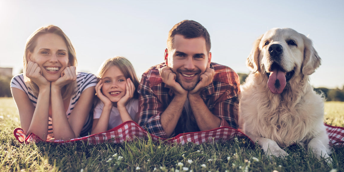 Happy and healthy family sharing the benefits of Rose-Hip Vital rosehip powder.