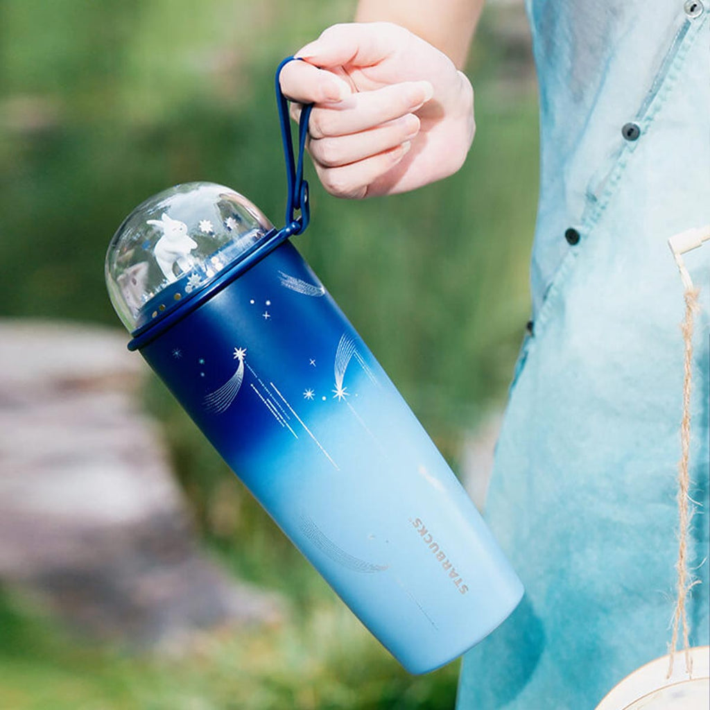 Starbucks Sky Blue Stanley Stainless Steel Straw Cup 591ml Tumbler