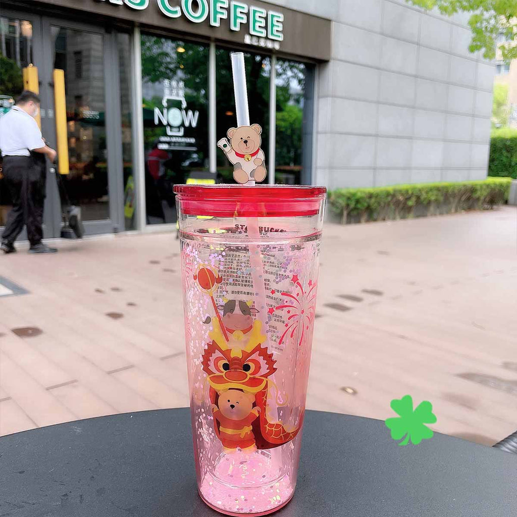 Starbucks 355ml/12oz Lovely Bear Ceramic Straw Cup – Ann Ann Starbucks