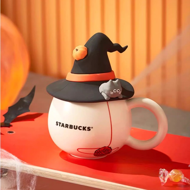 Starbucks Halloween Playful Ghost & Pumpkin Teapot and Glass Cup set – Ann  Ann Starbucks