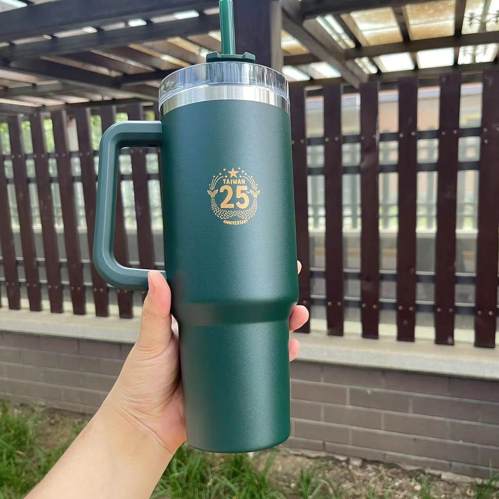 237ml/8oz Starbucks x Stanley Stainless Steel Green Grey Outdoor