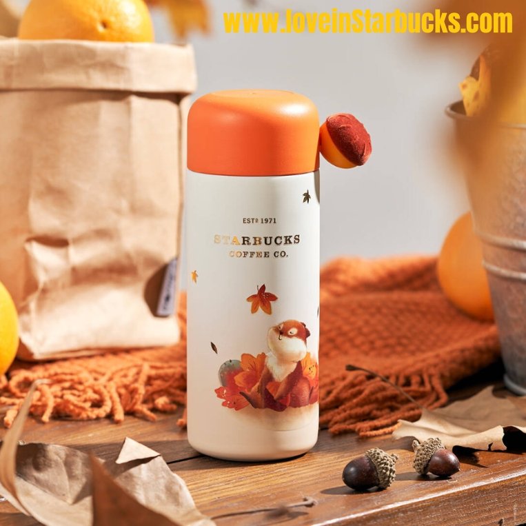 400ml/14oz Warm Autumn Squirrel Cup and Teapot Set (Starbucks Autumn Forest  2022) – Ann Ann Starbucks